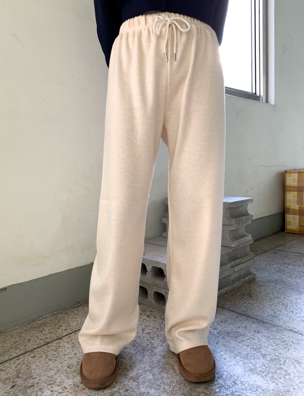 angora banding pants (크림)