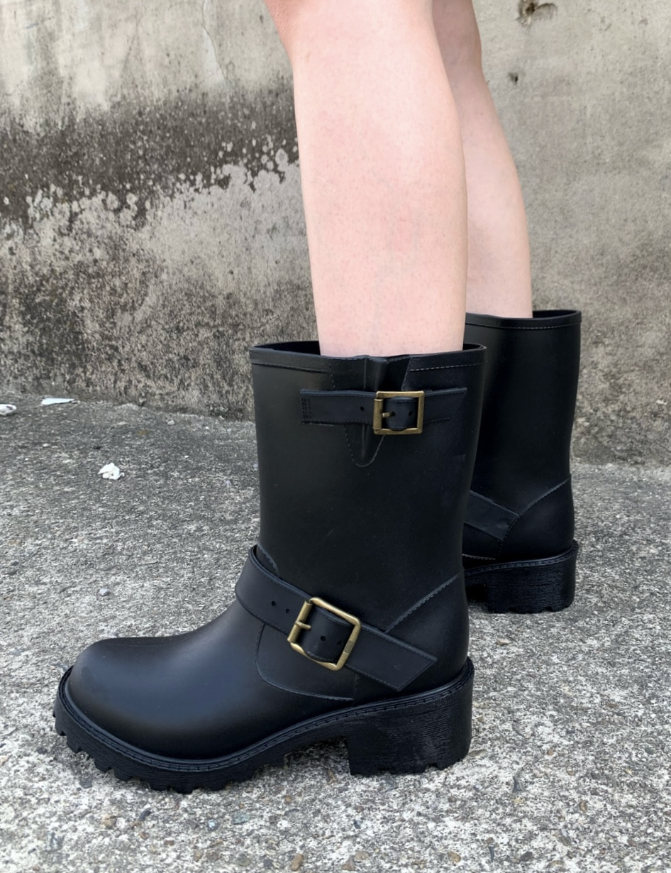 moment rain boots (블랙)