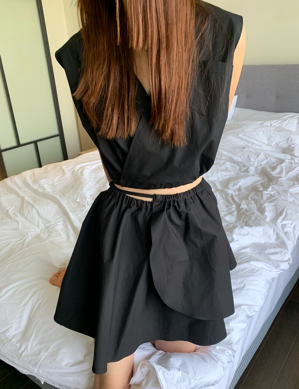 cava wrap skirt (블랙)