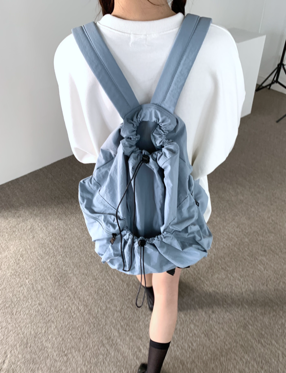 string backpack (블루)