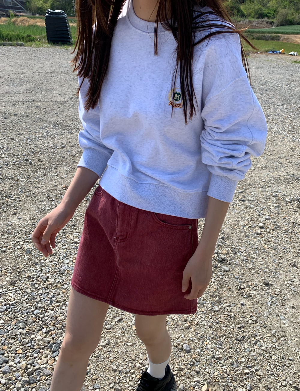 pigment mini skirt (레드)