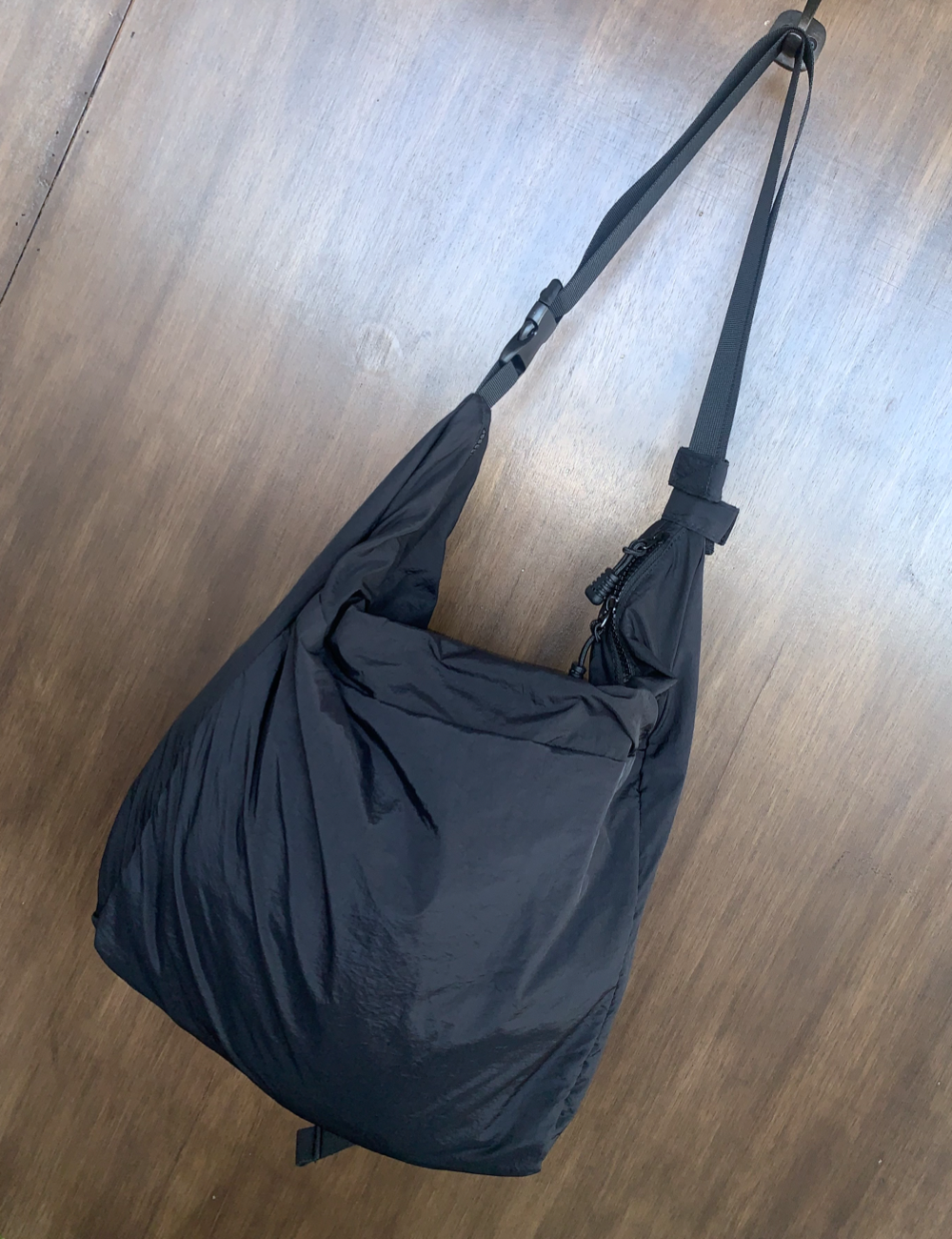 nylon cross bag (블랙)