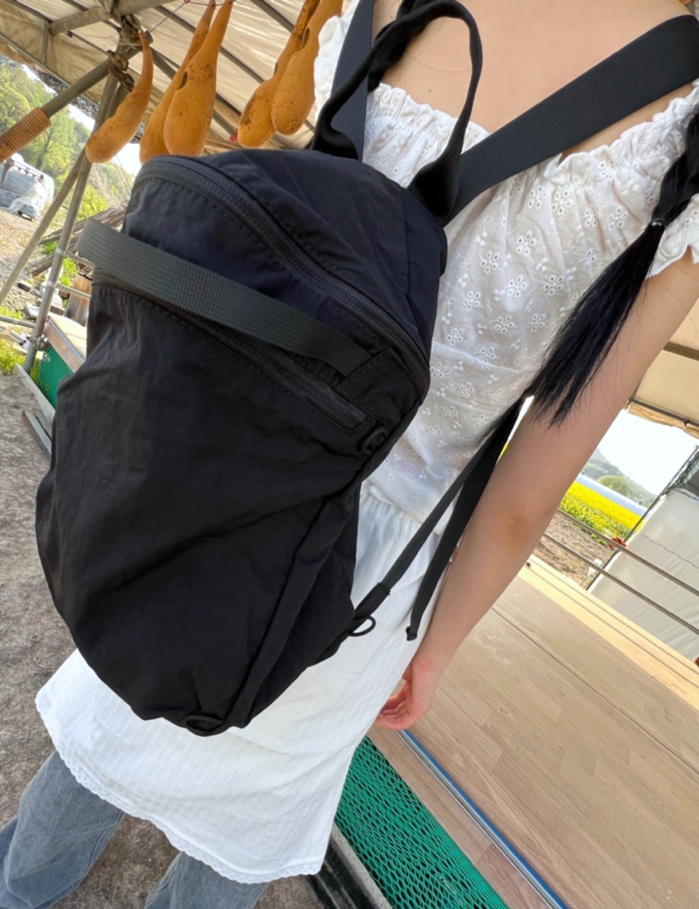 usual backpack (블랙)