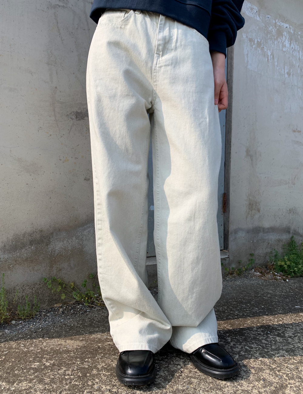 pale color cotton pants (베이지)
