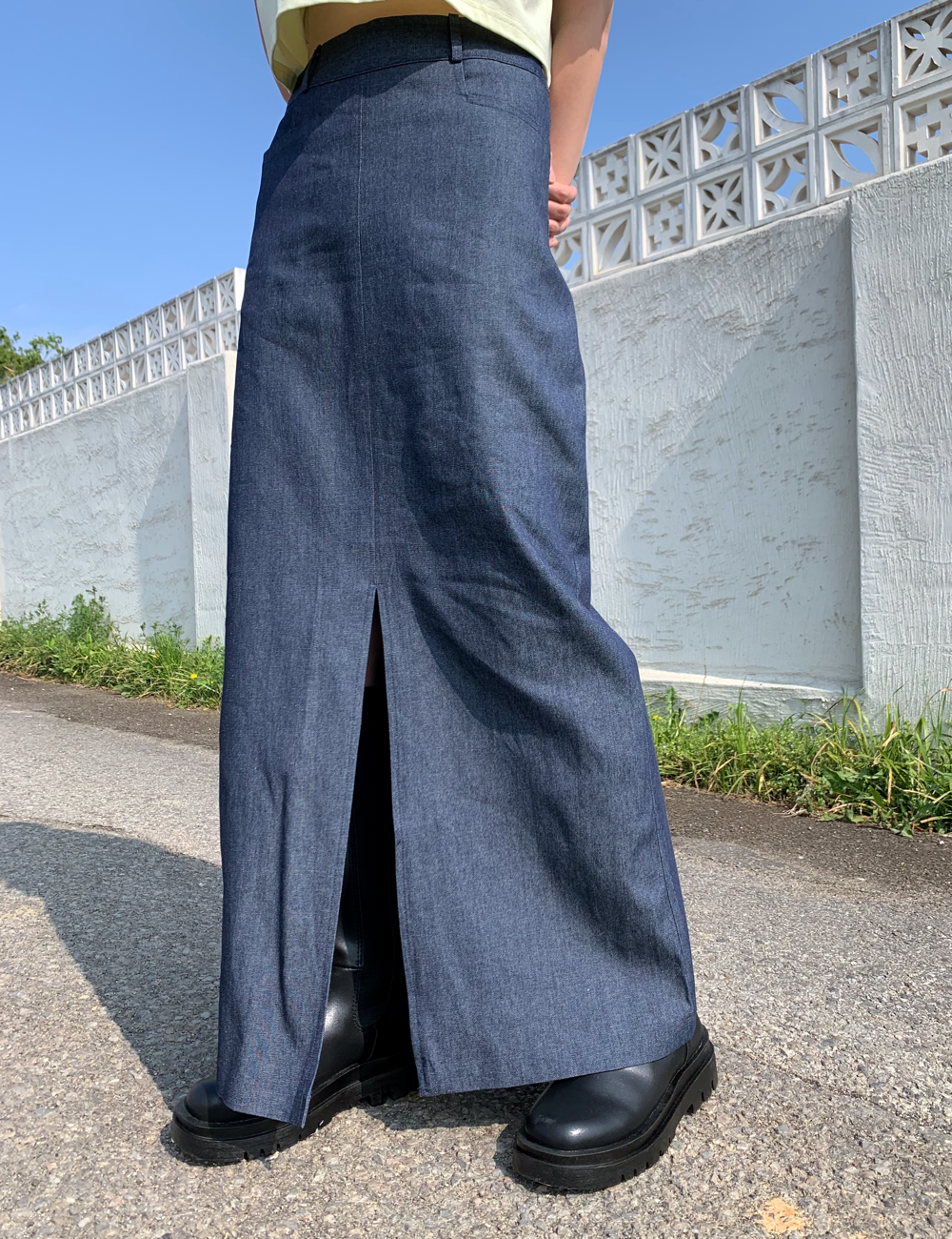 summer long skirt (청)