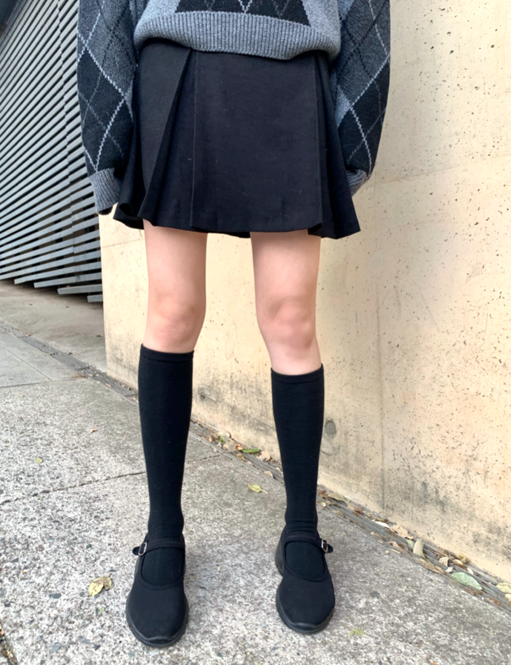 more mini skirt (블랙)